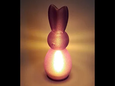 Easter Bunny with Tealight