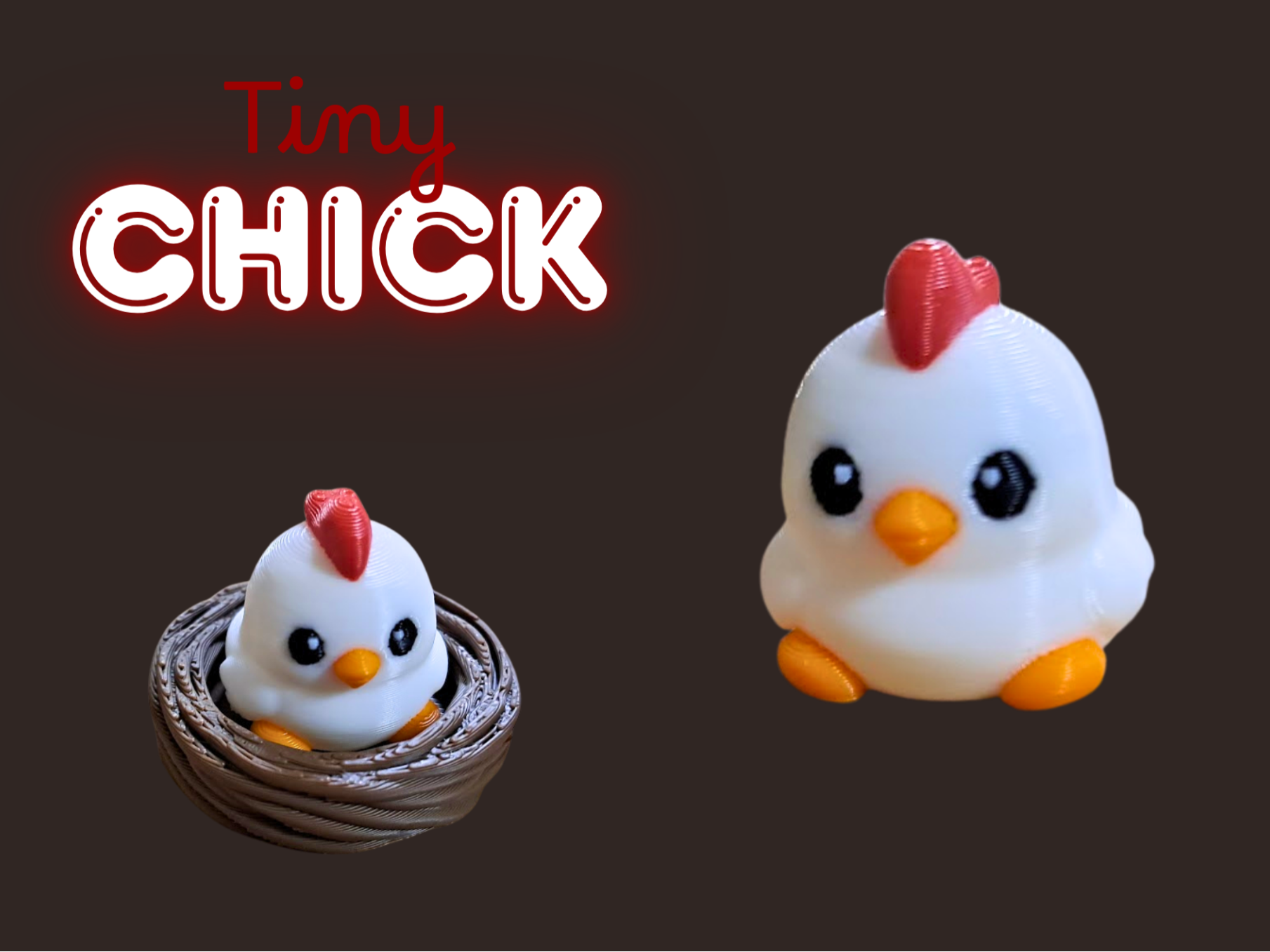 Miniatura 1 do modelo 3D Tiny Chick