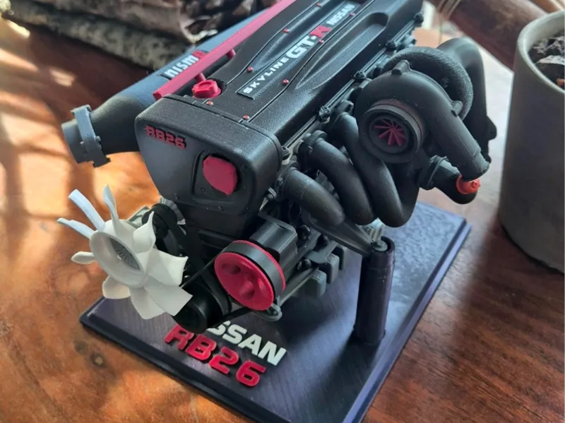 Tribute to the RB26DETT engine plate / ornament