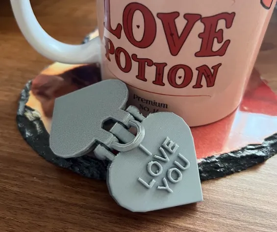 Heart Box Photo Frame Keychain or Necklace