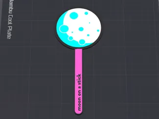 Moon on a stick