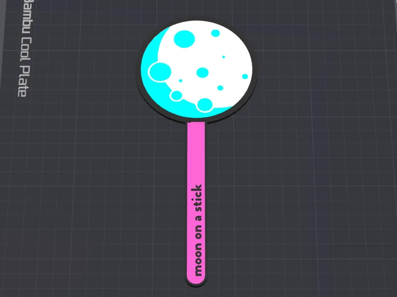 Moon on a stick