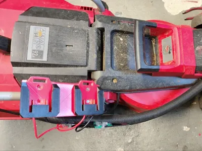 Parkside Dual Battery Holder for Einhell Lawnmower