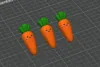 three carrots