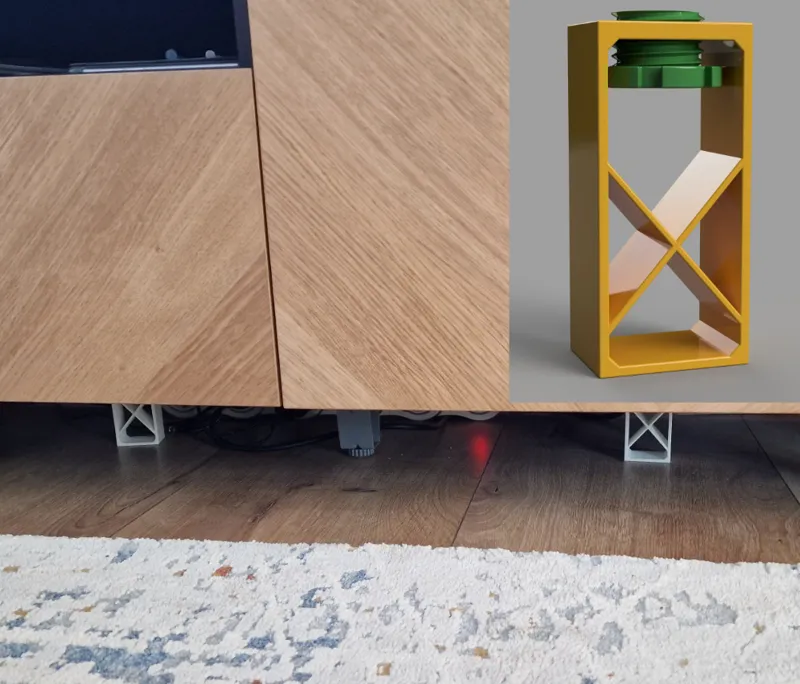 Ikea Besta Leg / Vacuum Stopper