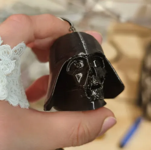 Darth Vader skull currency - Earrings / keychain