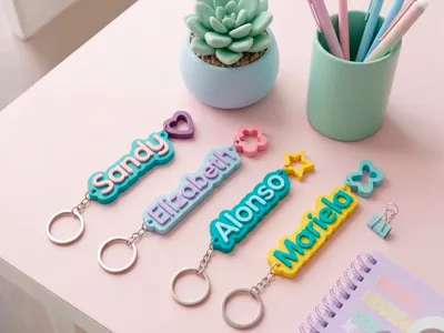 Korean Compatible Keychain + Dual Connection Base
