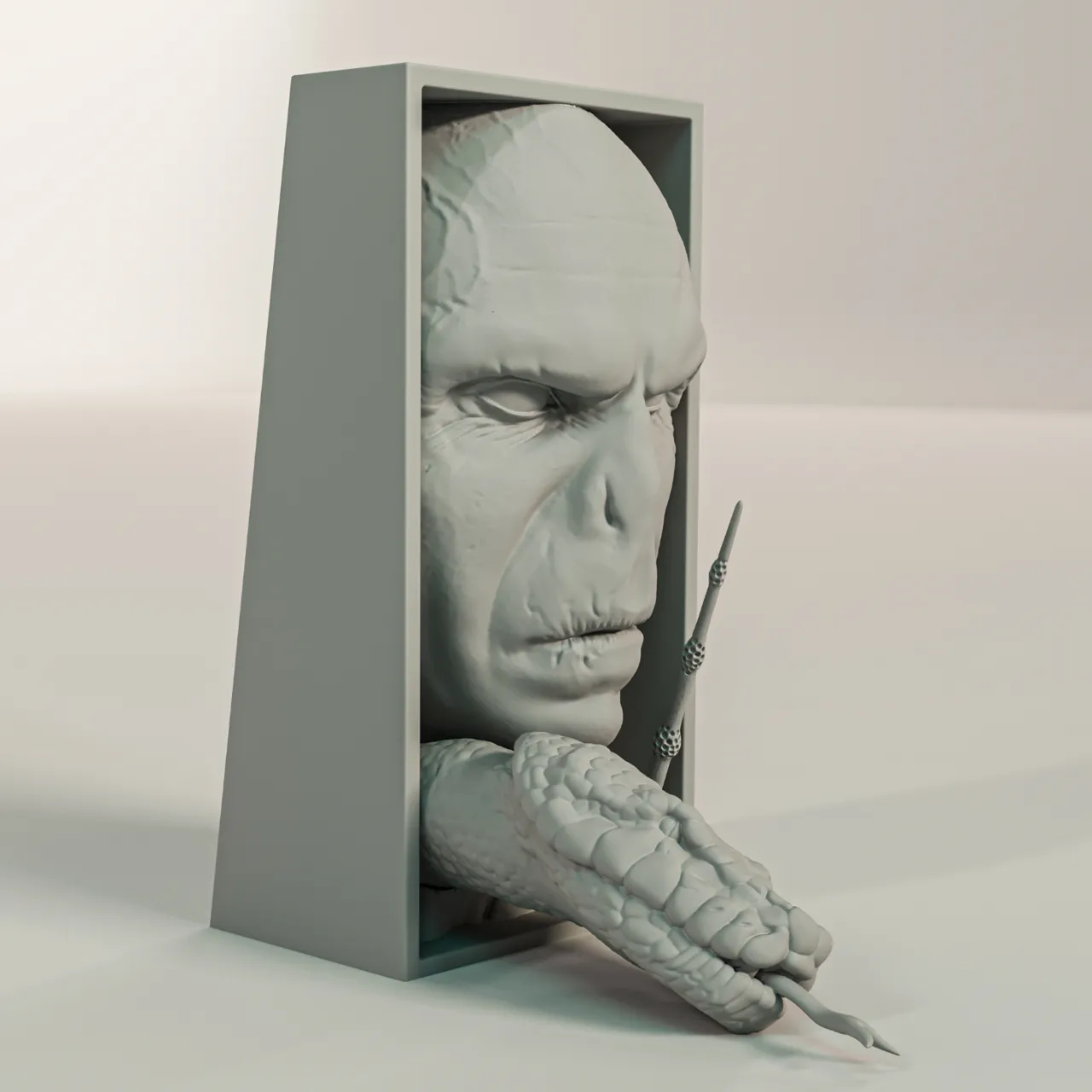 Voldemort Book Nook and Wall Mount view 4