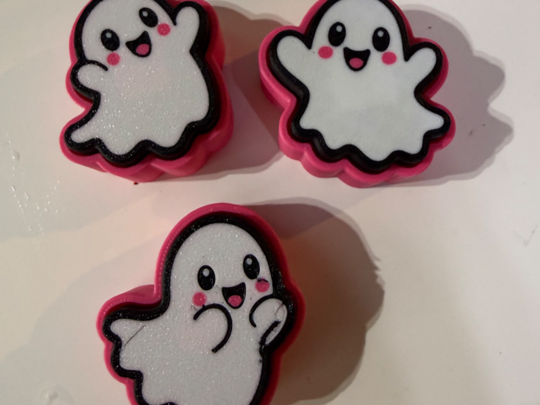 Cute Ghost clickers - 3 different ghosts - 3D printed Other Toys & Games, in stock in India