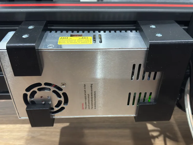 48V power supply mount on 8040 extrusion 