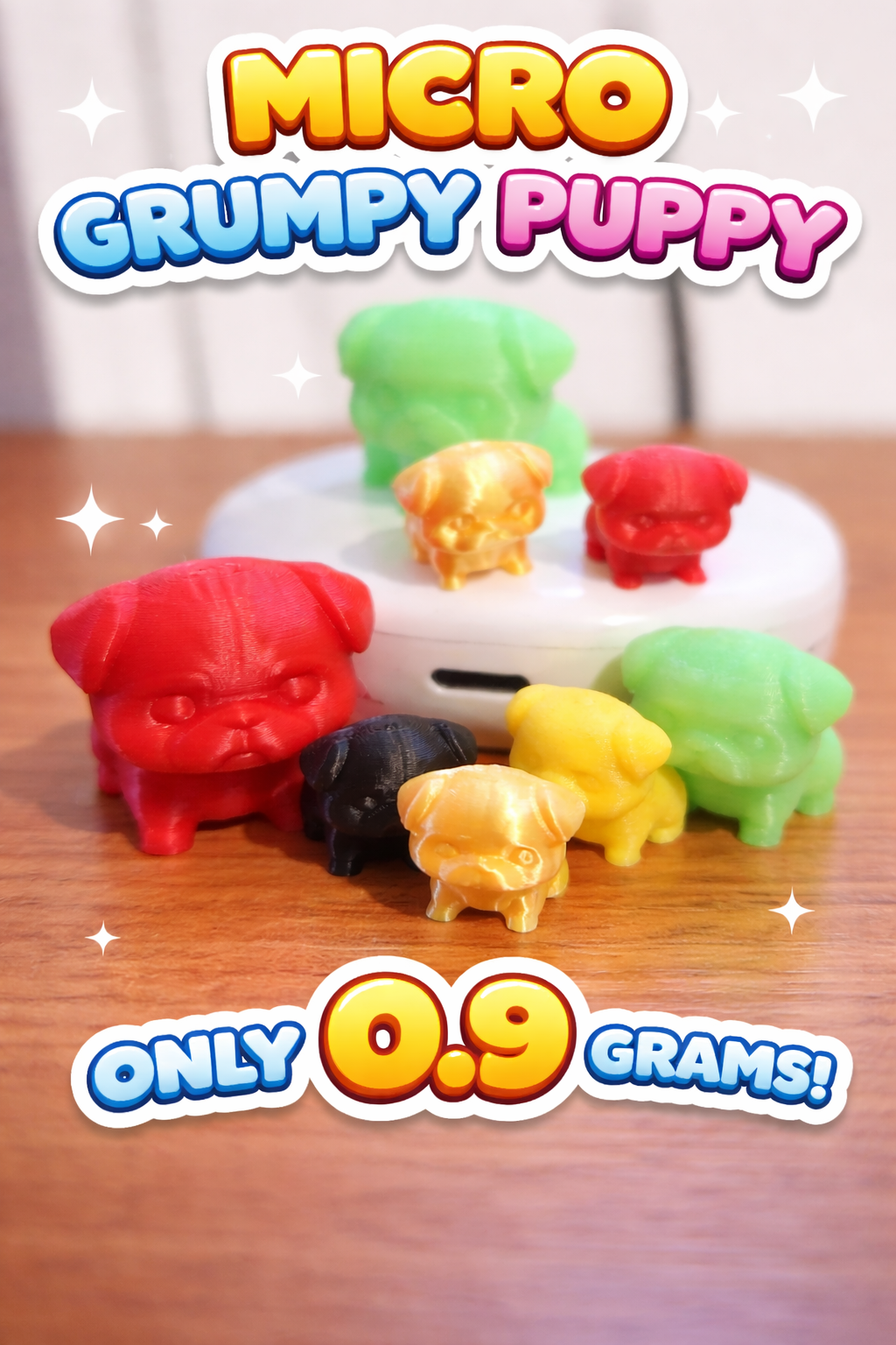 Miniatura 3 do modelo 3D Micro Grumpy Puppy