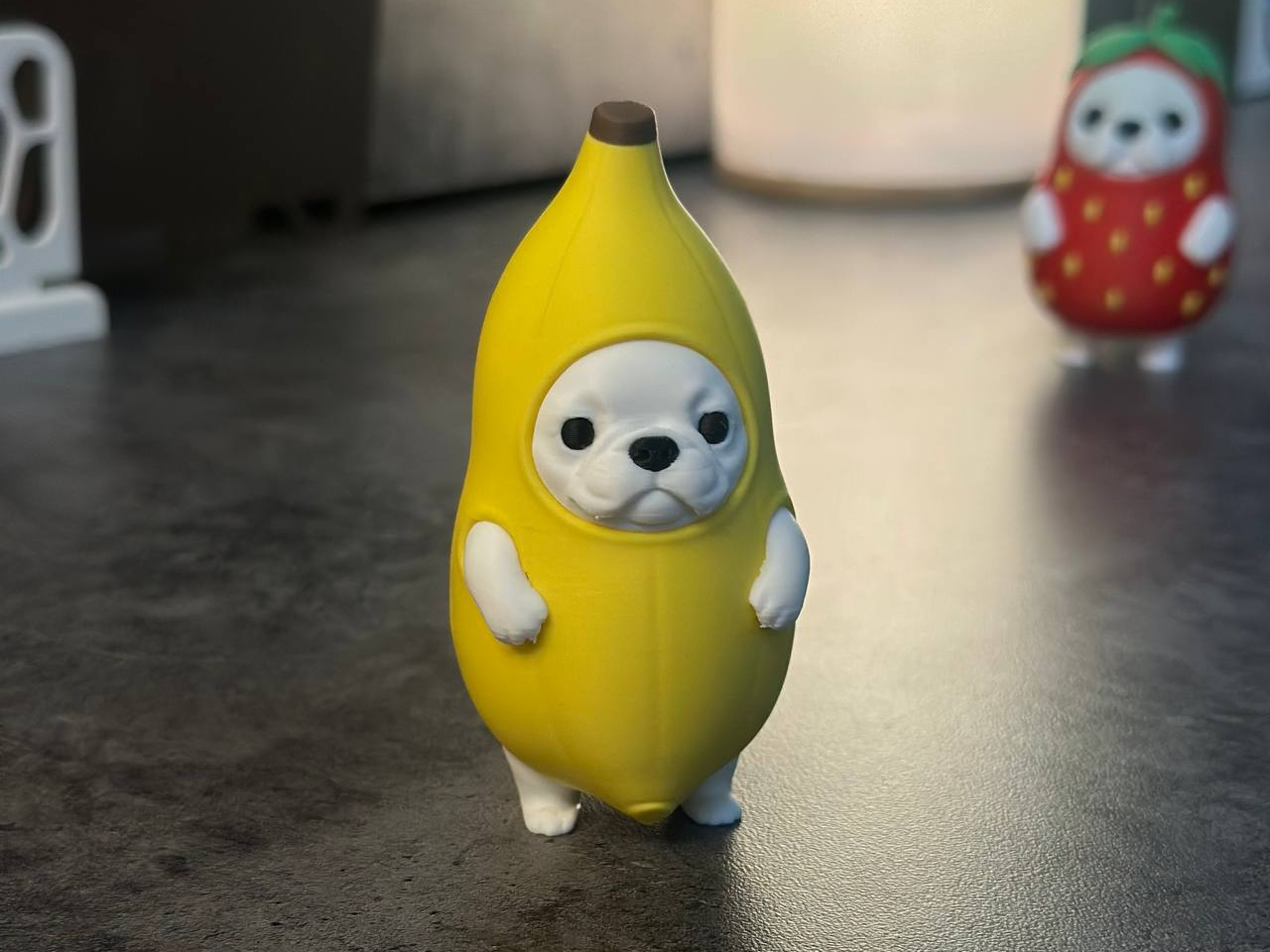 3D модель Chill Dog Banana Meme — 3D-друкований пес у банані | Мем-іграшка Львів — 3D друк Львів