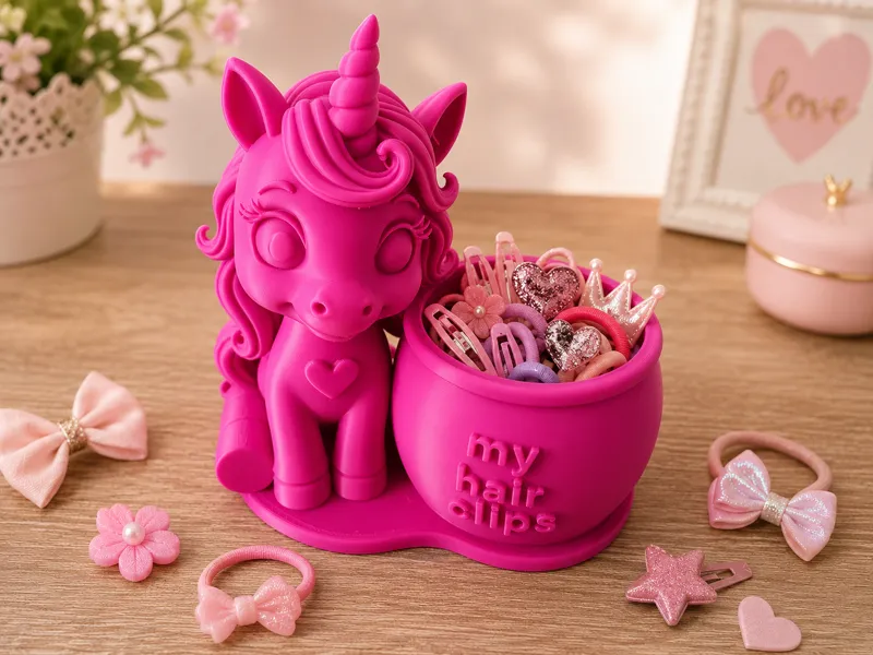 Unicorn Hair Clip Holder & Organizer