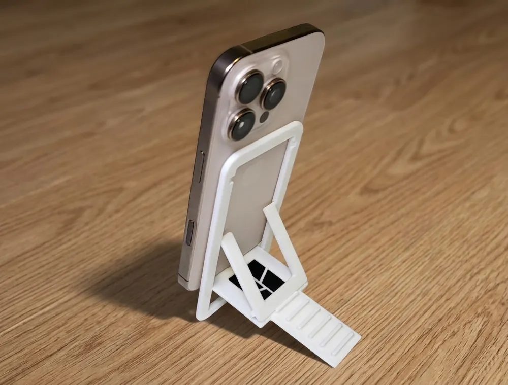 Slim Foldable Phone Stand (Print-in-Place) - Free 3D Print Model ...