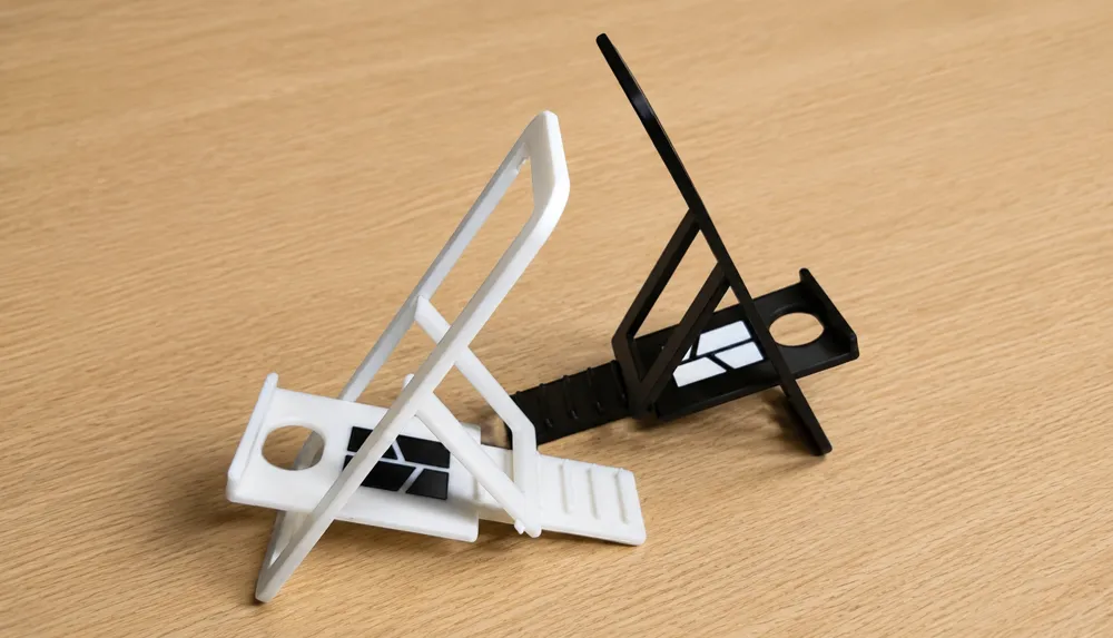 Slim Foldable Phone Stand (Print-in-Place) - Free 3D Print Model ...