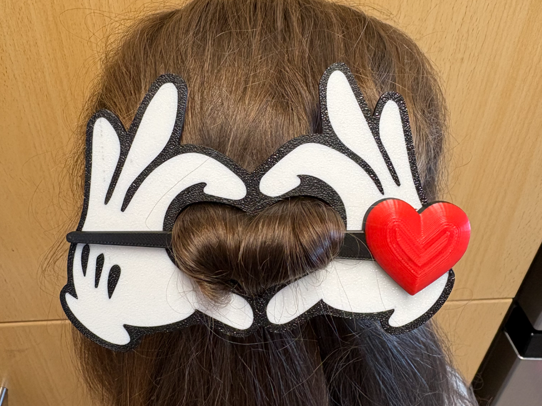 Mickey Mouse Hands Hair Pin