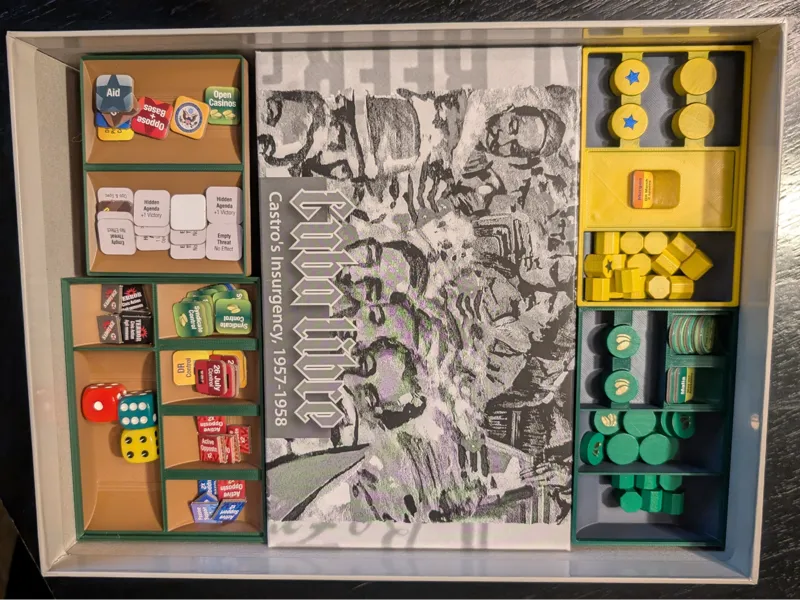 Cuba Libre Insert: Vertical Storage & Sleeved