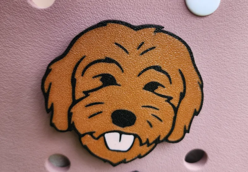 Golden Doodle Bogg Charm