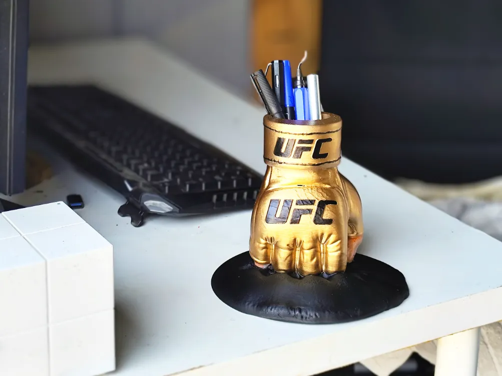 UFC Glove Desk Organizer - Free 3D Print Model - MakerWorld