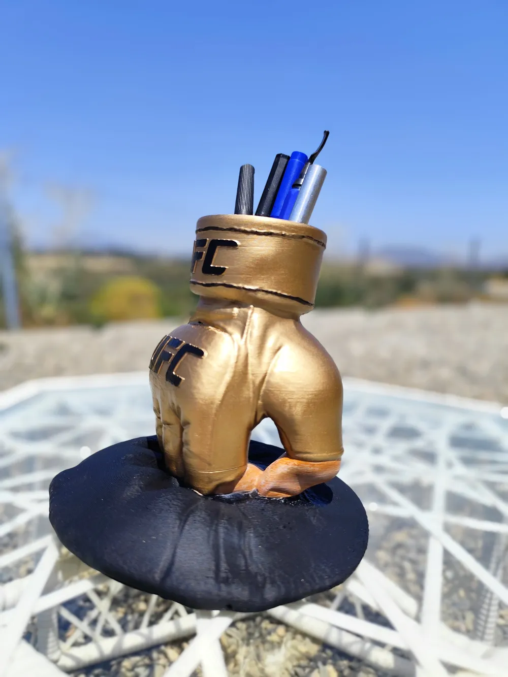 UFC Glove Desk Organizer - Free 3D Print Model - MakerWorld