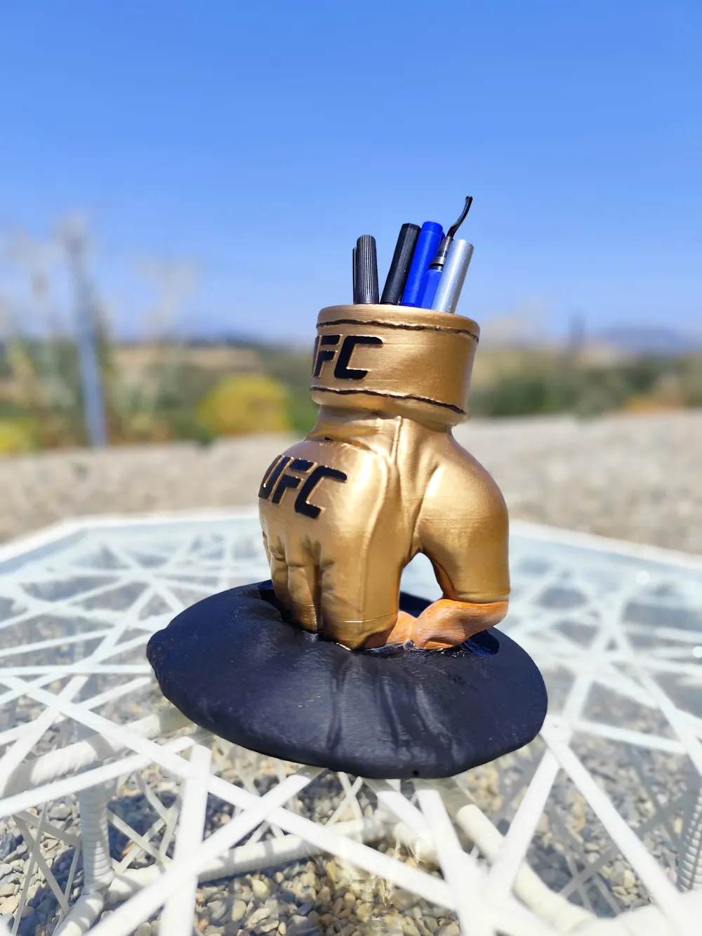 UFC Glove Desk Organizer - Free 3D Print Model - MakerWorld