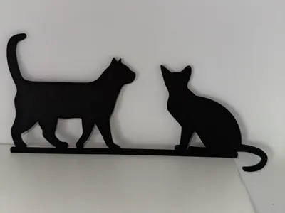 Cat wall art