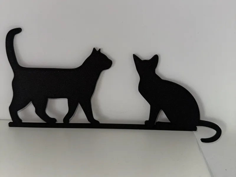 Cat wall art