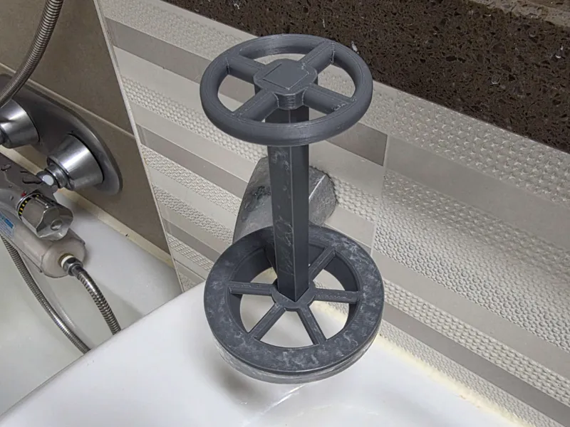 Bathroom cup drying rack