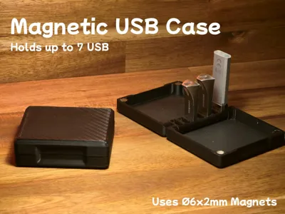 Magnetic USB Case