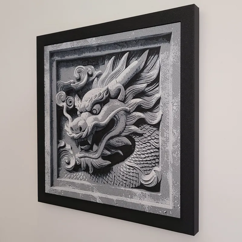 Stone Dragon - Hueforge Filament Painting