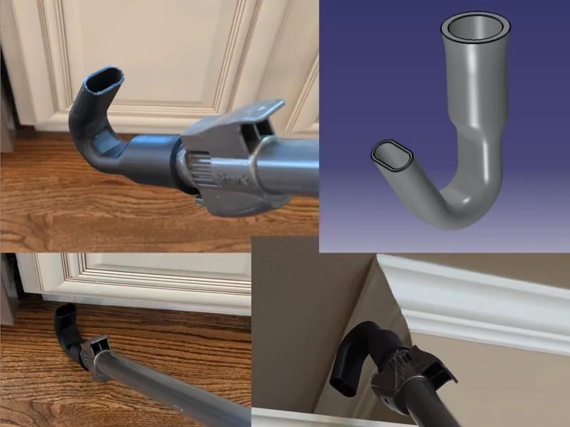 1-3/8" "Shark" Vacuum Angled Reach Attachment