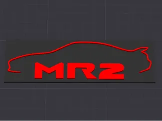 MR2 Logo Plaque