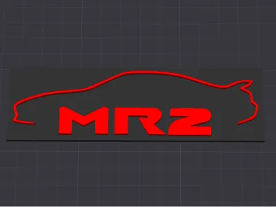 MR2 Logo Plaque
