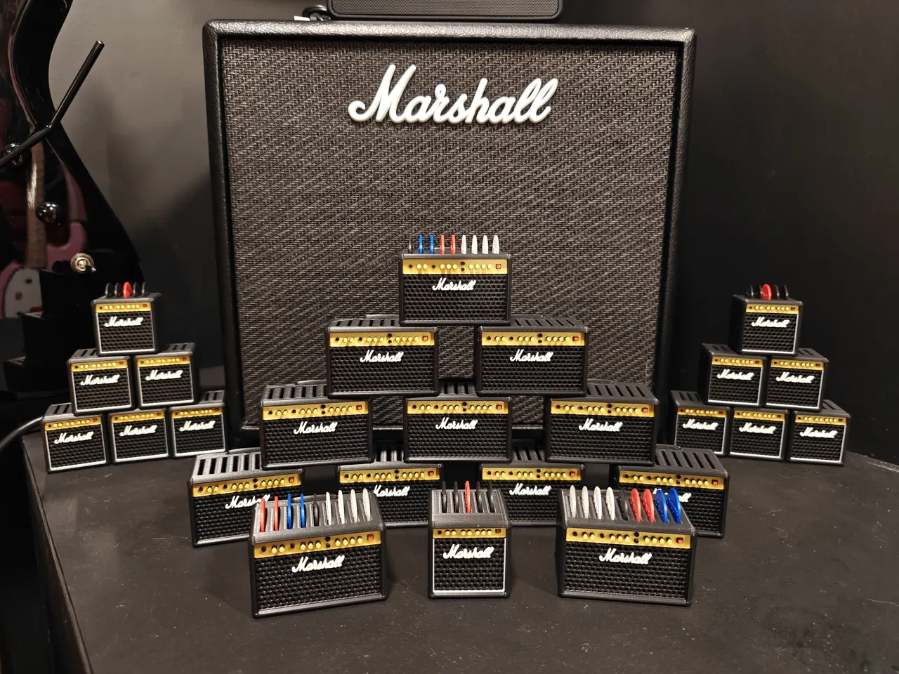 Marshall Guitar Pick Holder | 5 picks view 4