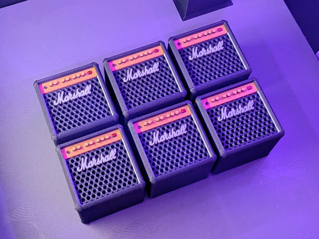 Marshall Guitar Pick Holder | 5 picks view 3