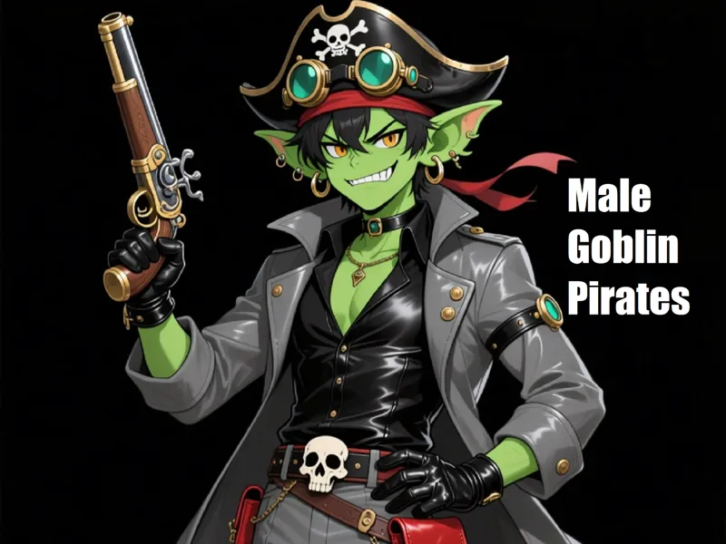 Male Goblin Pirates
