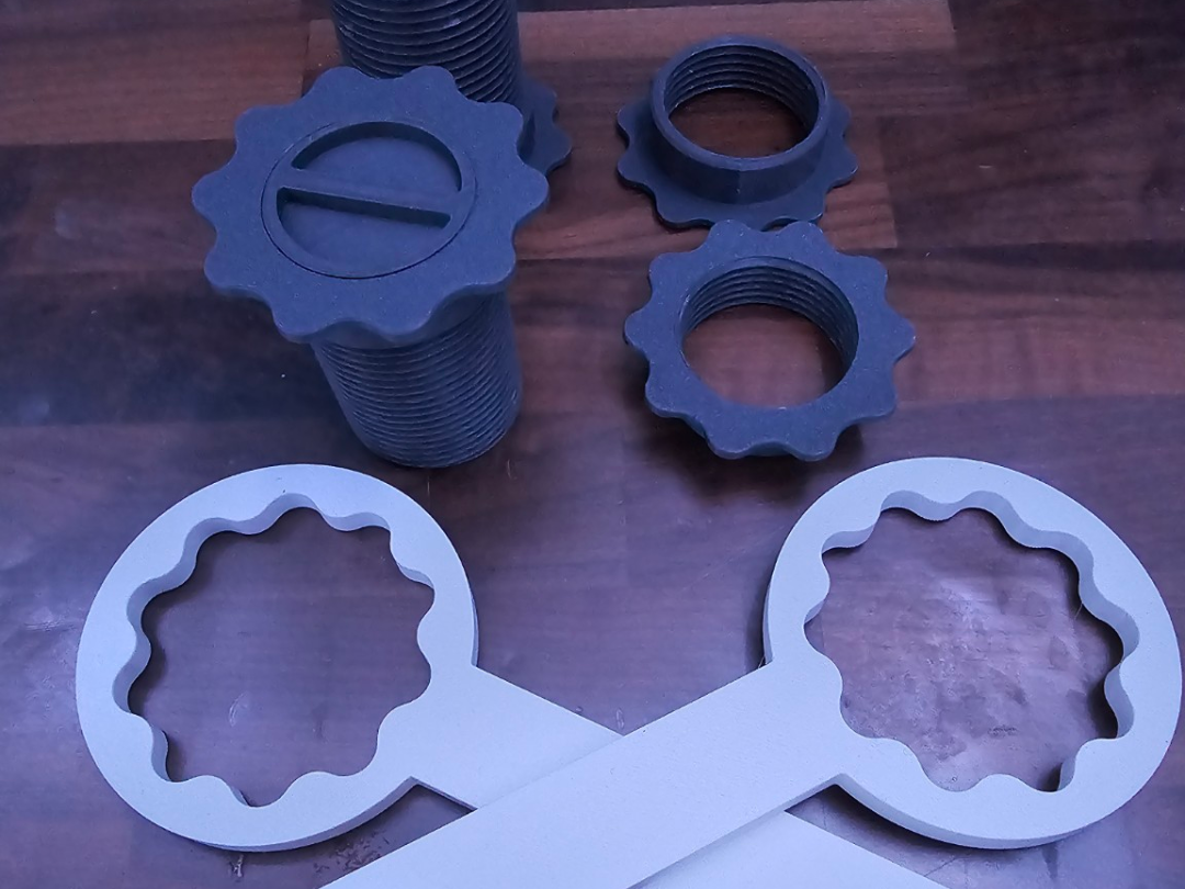 Wrench for Guilouz Universal Spool Weight 3D model
