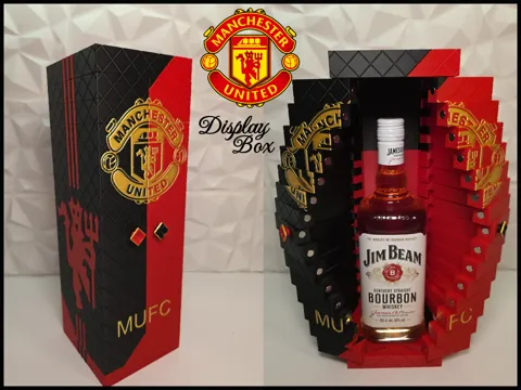 Caja o estuche: Manchester United Display Box — referencia de MakerWorld