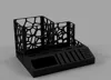 Modern Office Voronoi Organizer Small (5xUSB)