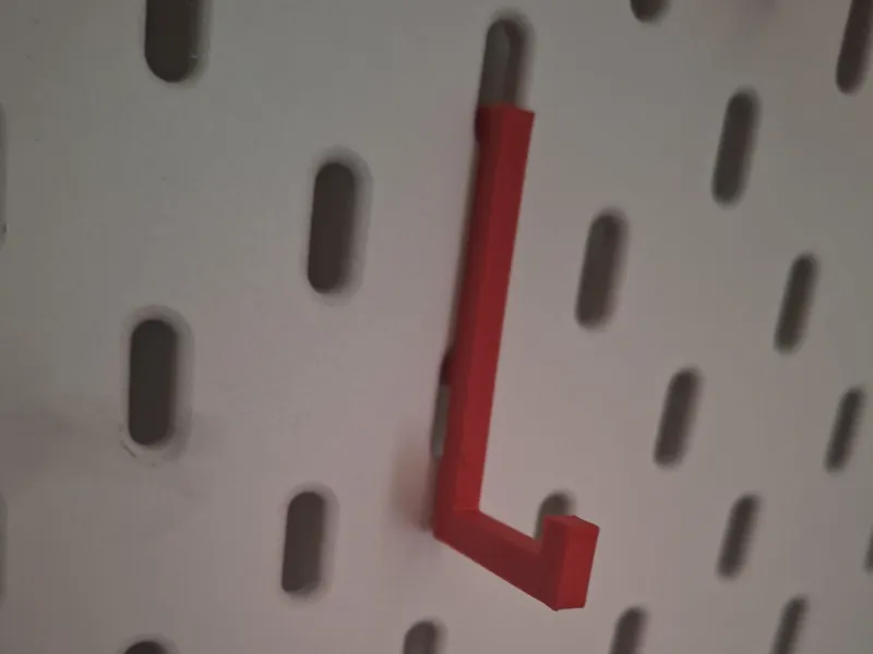 Ikea skadis hook short