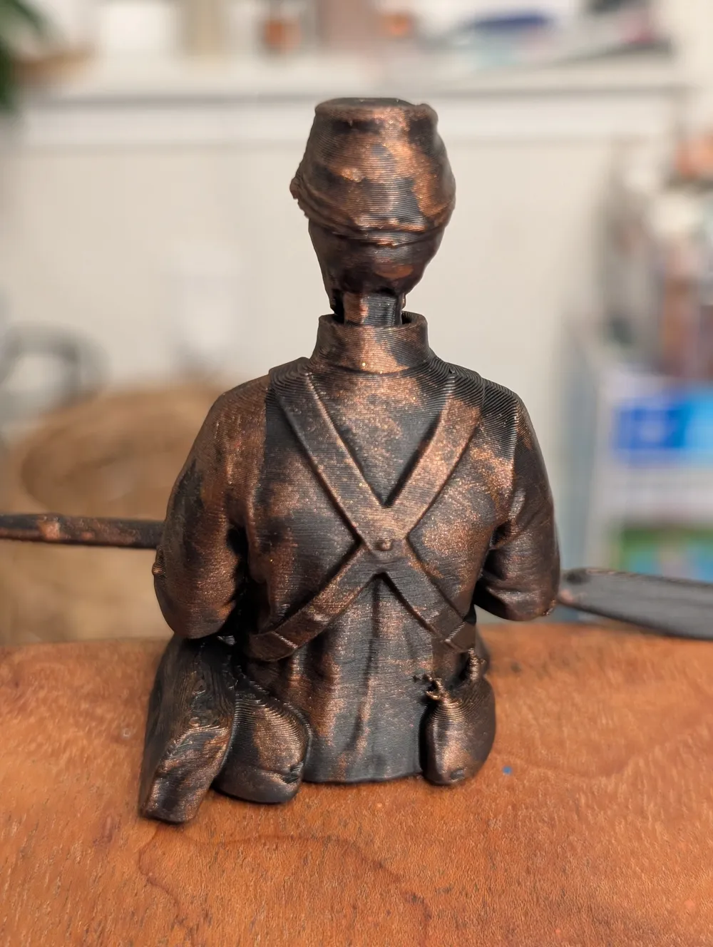 坐着的内战幽灵之联邦军亡魂 - 免费 3D 打印模型 - MakerWorld