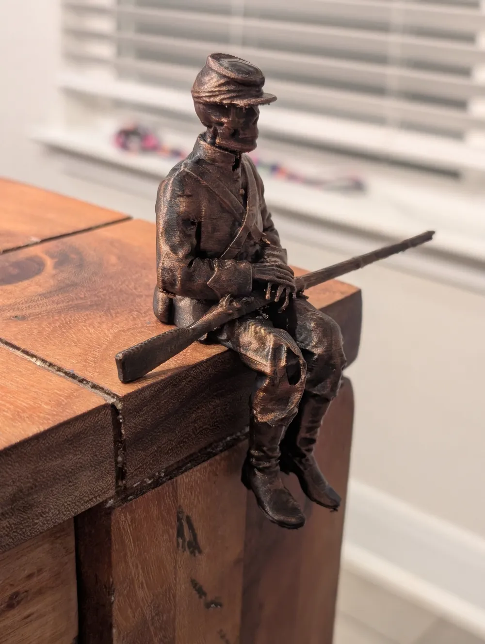 Fantôme assis de la Guerre de Sécession I Soldat spectral de l'Union ...