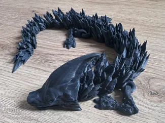 Print-in-Place Flexi Glacier Dragon