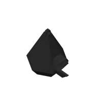 Nichoir hexagonal suspendu avec perchoir et auvent — photo 3