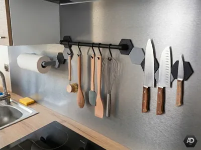 Kitchen Utensil and Knife Holder