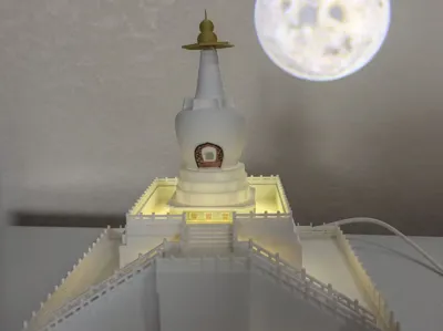 Yangzhou Slender West Lake White Pagoda (Bambu Lamp)