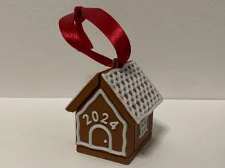 2024 Building Brick Gingerbread House