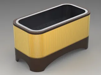 Cat grass planter