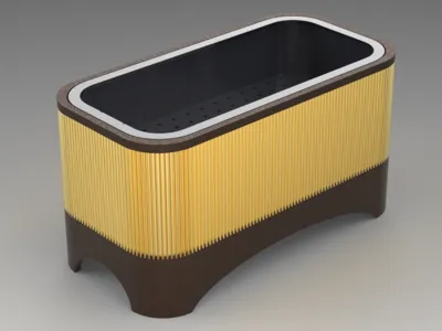 Cat grass planter