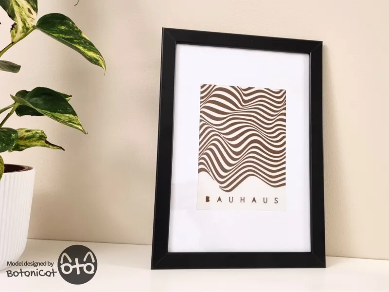 Abstract Geometric Wall Art - Bauhaus 1 